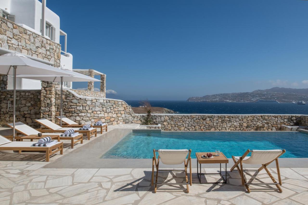 Mykonos Esti Luxury Villas Agios Ioannis Diakoftis Bagian luar foto