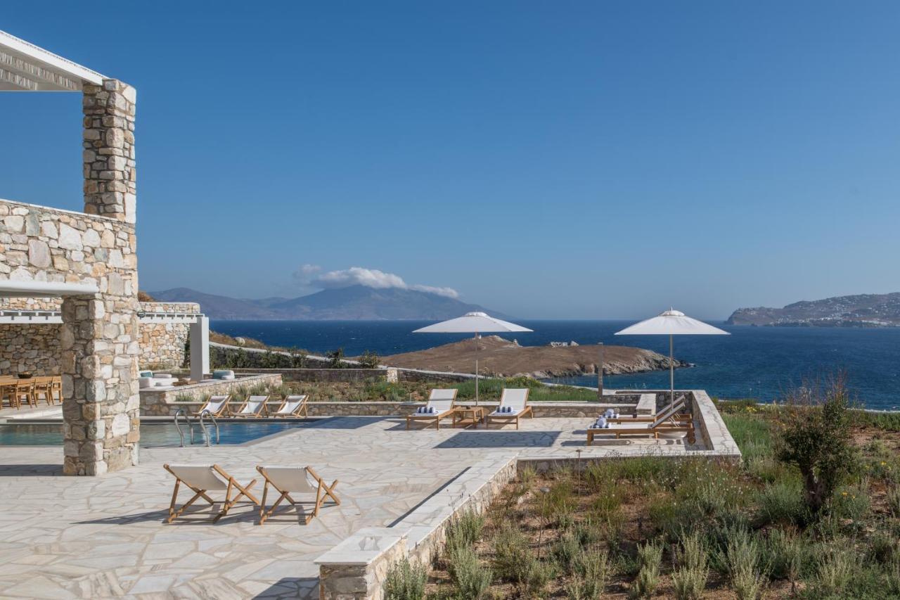 Mykonos Esti Luxury Villas Agios Ioannis Diakoftis Bagian luar foto
