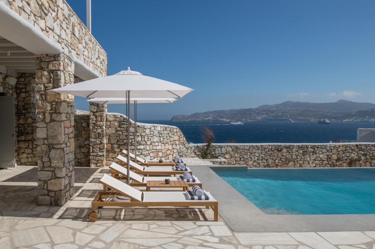 Mykonos Esti Luxury Villas Agios Ioannis Diakoftis Bagian luar foto